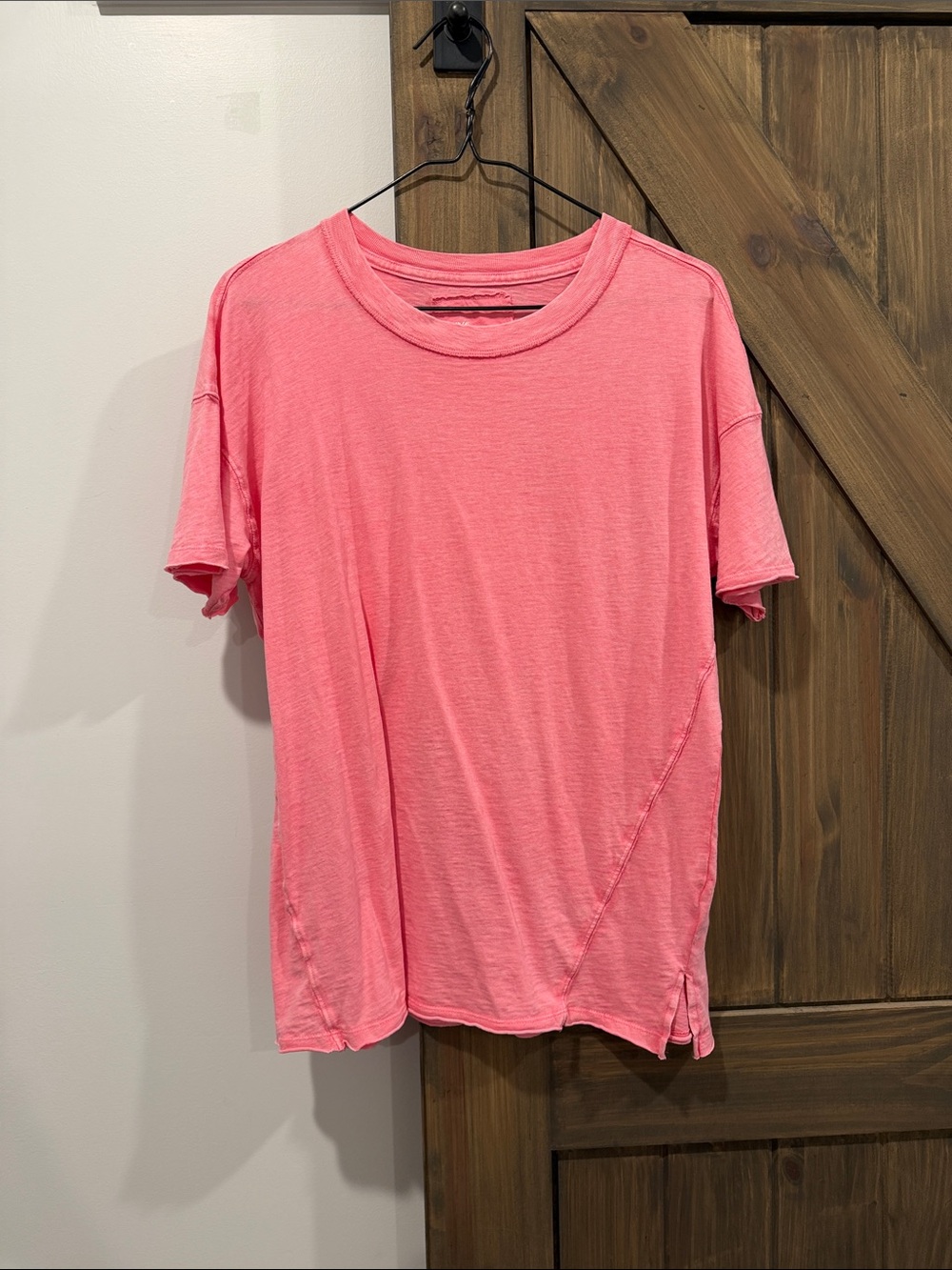 aerie Coral Pink Short Sleeve Tee